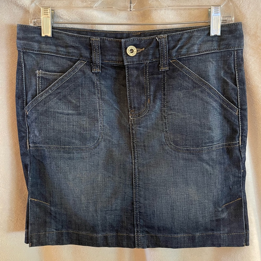 Calvin Klein Womens Denim Mini Skirt
